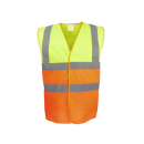 Warnschutzweste Hi-VIZ Two-Tone 2+2 gelb/orange