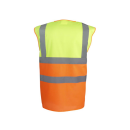 Warnschutzweste Hi-VIZ Two-Tone 2+2 gelb/orange