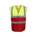 Warnschutzweste Hi-VIZ Two-Tone 2+2 gelb/rot