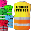 Besucher / Visitor Kombi Sonderfarben + Neon Weste Warnweste