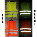 Warnschutzweste KFZ EN ISO 20471:2013 2 Farben - 3...