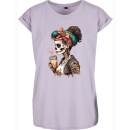 Skelett Dame Josie -  Women Extended Shoulder T-Shirt