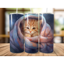 Sweet Cat - mieses Wetter - Tumbler Edelstahl Trinkflasche