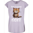 Bevor Du fragst: - Angry Cat Ladies Extended Shoulder TEE