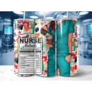 Nurse / Krankenschwester Tumbler Edelstahl Trinkflasche inkl Wunschnamen