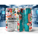 Nurse / Krankenschwester Tumbler Edelstahl Trinkflasche inkl Wunschnamen