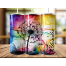 Pusteblumen Tumbler - 5 Designs Edelstahl Trinkflasche inkl. Wunschname