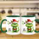 Green Cat - Bla Bla Bla - Ich hasse Menschen - Kaffeetasse Teetasse