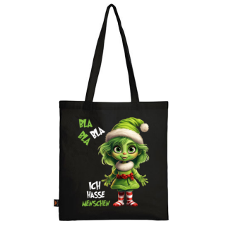 Frl. Green - Bla Bla Bla - Ich hasse Menschen -  Baumwolltragetasche