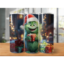 X-MAS Funnywords Funny Green CAT - Tumbler Edelstahl...