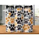 Paw Prints Tumbler Edelstahl Trinkflasche