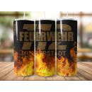 Feuerwehr 112 FW1500 Dark Tumbler Edelstahl Trinkflasche...