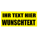 Reflex Brustschild Namensschild zitronengelb  matt 15x5...