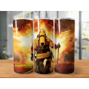 Feuerwehr "Fire" Edelstahl Trinkflasche inkl...