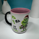 Green Santa Bla Bla Bla - Ich hasse Menschen - MAGIC WOW Kaffeetasse Teetasse NEU