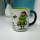 Green Santa Bla Bla Bla - Ich hasse Menschen - MAGIC WOW Kaffeetasse Teetasse NEU