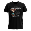 Morgenmensch lustiges Spruch Design T-Shirt by Funnywords