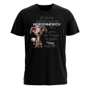 Morgenmensch lustiges Spruch Design T-Shirt by Funnywords