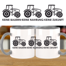 Keine Bauern - Keine Nahrung - Keine Zukunft  Tasse Kaffeetasse Teetasse