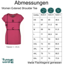 Ladies Freya Green "Pink Edition" Coffee Extended Shoulder T-Shirt