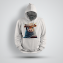 Funnywords® Highland Cow Arla / Unisex Deluxe Heavy Hoodie