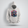 Funnywords® Skelett Skull Flower / Unisex Deluxe Heavy Hoodie