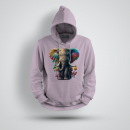 Funnywords® The Rainbow Elephant Unisex Deluxe Heavy...