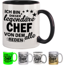 Legendäre Tasse Chef  Kaffeetasse Teetasse Motiv...