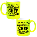 Legendäre Tasse Chef  Kaffeetasse Teetasse Motiv...