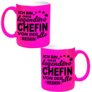 Legendäre Tasse Chefin Kaffeetasse Teetasse Motiv...