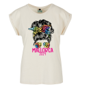 Mallorca 2024 Party Frauen T-Shirt Extended Shoulder