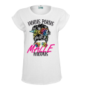 Hokus Pokus Malle Modus Party Frauen T-Shirt Extended Shoulder