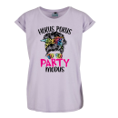 Hokus Pokus Party Modus Sunglases Frauen T-Shirt Extended Shoulder