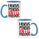 Hokus Pokus Kaffee Modus Kaffeetasse Teetasse Herztasse Glitzertasse Neontasse 22 Farben