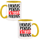 Hokus Pokus Kaffee Modus Kaffeetasse Teetasse Herztasse Glitzertasse Neontasse 22 Farben