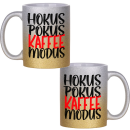 Hokus Pokus Kaffee Modus Kaffeetasse Teetasse Herztasse Glitzertasse Neontasse 22 Farben