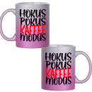 Hokus Pokus Kaffee Modus Kaffeetasse Teetasse Herztasse Glitzertasse Neontasse 22 Farben