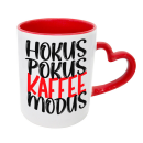 Hokus Pokus Kaffee Modus Kaffeetasse Teetasse Herztasse Glitzertasse Neontasse 22 Farben