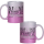 Bla Bla Bla ich Hasse Menschen Kaffeetasse Teetasse Glitzertasse Neontasse 20 Farben