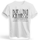 Bla Bla Bla Ich hasse Menschen - Steine sind OK - Unisex  Premium T-Shirt