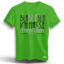 Bla Bla Bla Ich hasse Menschen - Steine sind OK - Unisex  Premium T-Shirt