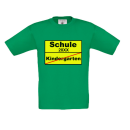 Schulkind - Kinder Shirt Einschulung Ortsschild Kindergarten / Schule