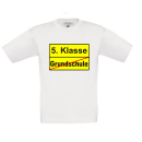 Schulkind - Kinder Shirt Einschulung Ortsschild Schule /...