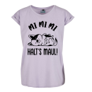 Mi Mi Mi - Halt´s Maul " DOG Edition" Premium Frauen T-Shirt Extended Shoulder