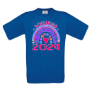 Schulkind 2024- Kinder Shirt Einschulung "Rainbow" Design Kindergarten / Schule