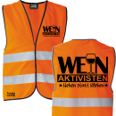 WEIN aktivisten - Heben statt Kleben, Sicherheitsweste...