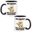 Wer Gänsehaut - der schlägt auch Enten...