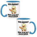 Wer Gänsehaut - der schlägt auch Enten...