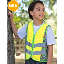 Kinder Motiv Weste Warnschutzweste Sport