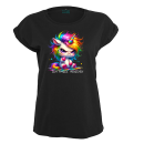 cute Animal Emmy Einhorn Ich hasse Menschen Women Exended...